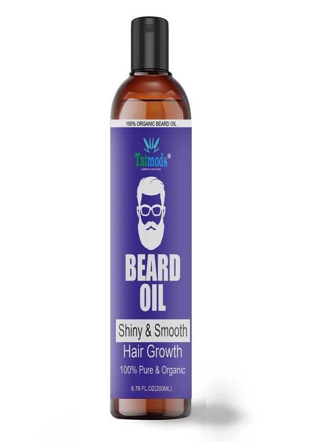 Tatmods Beard Oil for Men (200ml) | Natural Growth, Softening & Conditioning | Promotes Fuller, Healthier Beard | Non-Greasy & Lightweight Formula - Image 1